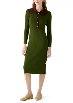 Long Sleeve Sweater Dress by Nanette Lepore