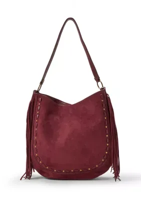 Lacing and Stud Hobo Bag by Rein & Bridle