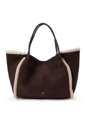 Sherpa Lined Tote Bag by Beverly Hills Polo Club