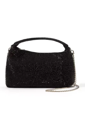 Samantha Rhinestone Top Handle Bag by Sasha
