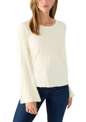 Ribbed Long Sleeve Top by 1.State