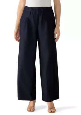 Mid Rise Bell Bottom Pants by Nicole Miller