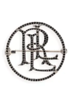 Lauren Ralph Lauren Black Pav LRL Pin by Ralph Lauren