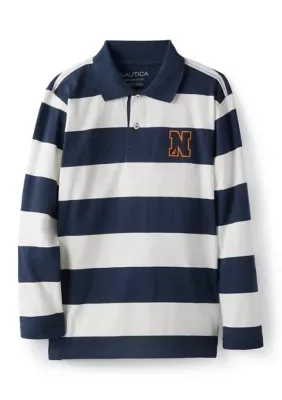 Stripe Rugby Polo Shirt by Nautica