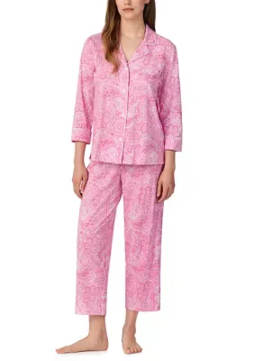 Lauren Ralph Lauren Knit Capri Pajama Set by Ralph Lauren