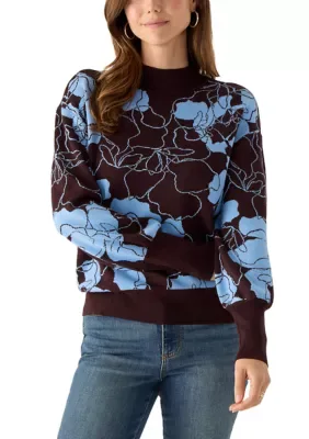 Floral Printed Sweater by Zac & Rachel