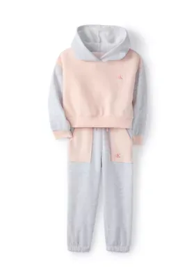 2-Piece Fleece Hoodie Set by Calvin Klein