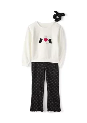 Shirt, Pants & Headband 3-Piece Set by Juicy Couture