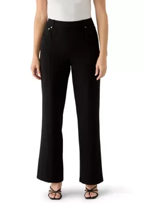 High Rise Bell Bottom Pants by Nicole Miller