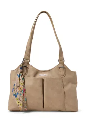 Dawson Shopper Bag with Scarf by Tahari