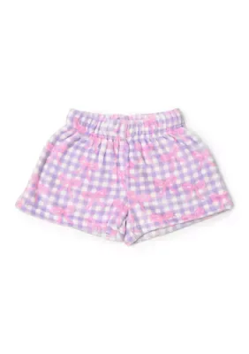 Gingham Bow Pajama Shorts by Miss Gwen