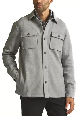 Driftknit Plaid Lined Shirt Jacket by Chaps