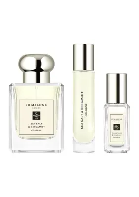 Sea Salt & Bergamot Fragrance Layering Cologne Trio Set by Jo Malone London