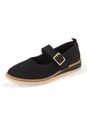 Mary Jane Wedge Flats by Taryn Rose