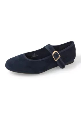 Buckle Strap Mary Jane Flats by Taryn Rose