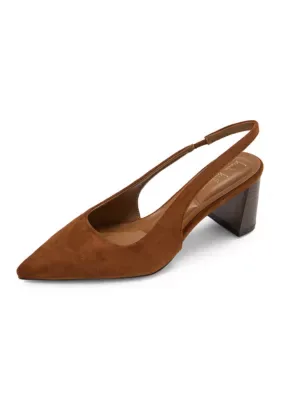 Mulden Sueded Slingbacks by Nicole Miller