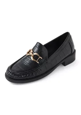 Croc Print Loafers by Taryn Rose