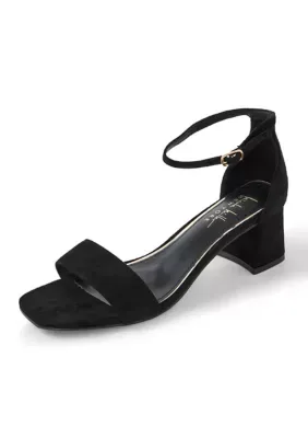 Landsow Sueded Sandals by Nicole Miller