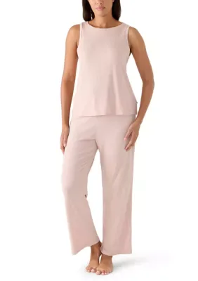 Sleeveless Ribbed Pajama Set by Nicole Miller