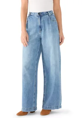 High Rise Wide Leg Trouser Jeans by Scotch & Soda