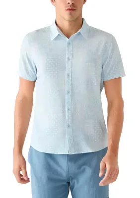 Short Sleeve Button Down Shirt by Vintage Summer
