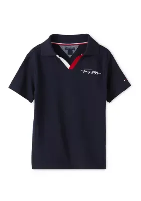 Block V Polo Shirt by Tommy Hilfiger