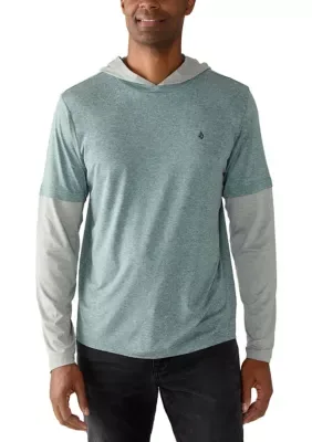 Hodad Hooded Two-Fer Top by Volcom