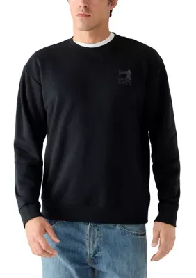 Graphic Crew Neck Sweater by Scotch & Soda