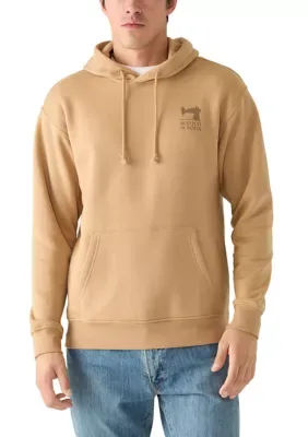 Relaxed Fit Fleece Graphic Hoodie by Scotch & Soda