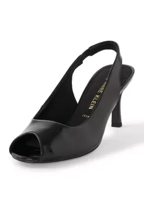 Jacobee Slingback Peep Toe Pumps by Anne Klein