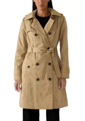 Long Button-Front Coat by London Fog