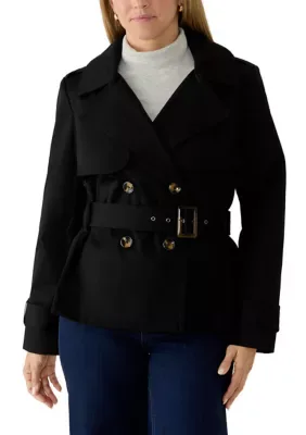 Button-Front Coat by London Fog