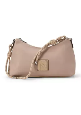 Rip Cord Nylon Hobo Bag - Stone by Nautica