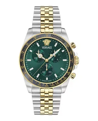 Versace Greca Chrono Wave Bracelet Watch