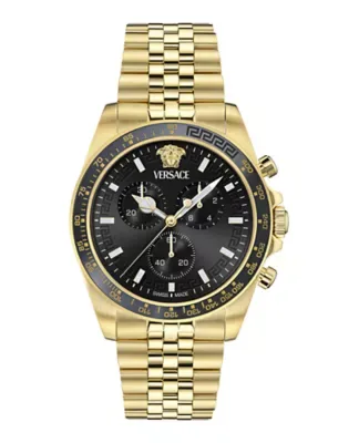 Versace Greca Chrono Wave Bracelet Watch