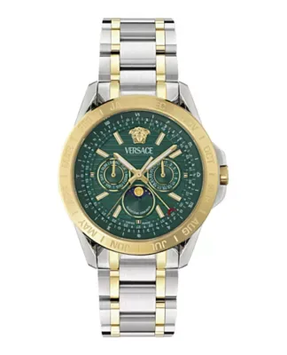 Versace V-Galaxy Moonphase Bracelet Watch by Versace