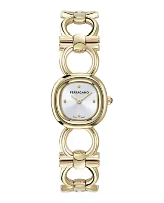 Double Gancini Diamond Watch by Ferragamo
