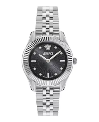 Greca Time Diamond Watch by Versace