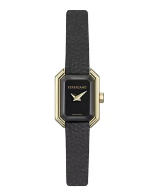 Crystal Petite Leather Watch by Ferragamo