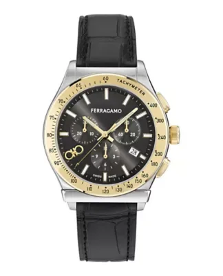 Ferragamo 1927 Chrono Leather Watch