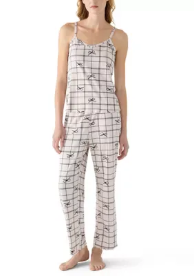 Ophelia Printed 3-Piece Pajama Set by Flora by Flora Nikrooz