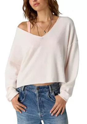 Seem Me V-Neck Pullover by Free People