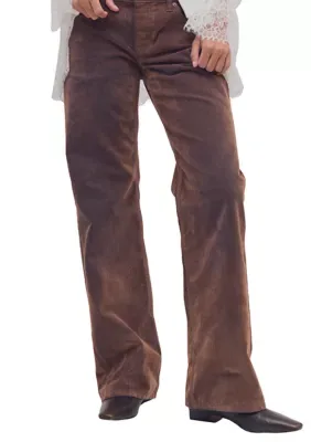 We the Free Tennessee Low-Rise Flocked Boyfriend Jeans by Free People