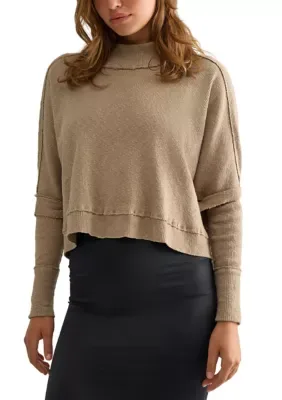 We the Free Moon Daisy Turtleneck Twofer Top by Free People