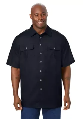 Short-Sleeve Pilot Shirt by Boulder Creek