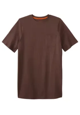 Heavyweight Longer-Length Pocket Crewneck T-Shirt by Boulder Creek