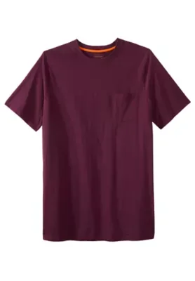 Heavyweight Longer-Length Pocket Crewneck T-Shirt by Boulder Creek