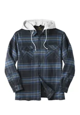 Removable Hooded Shirt Jacket