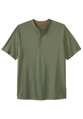 Heavyweight Short-Sleeve Henley Shirt