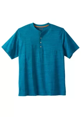Heavyweight Short-Sleeve Henley Shirt